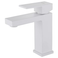 Смеситель ABBER Daheim AF8210W для раковины, белый матовый