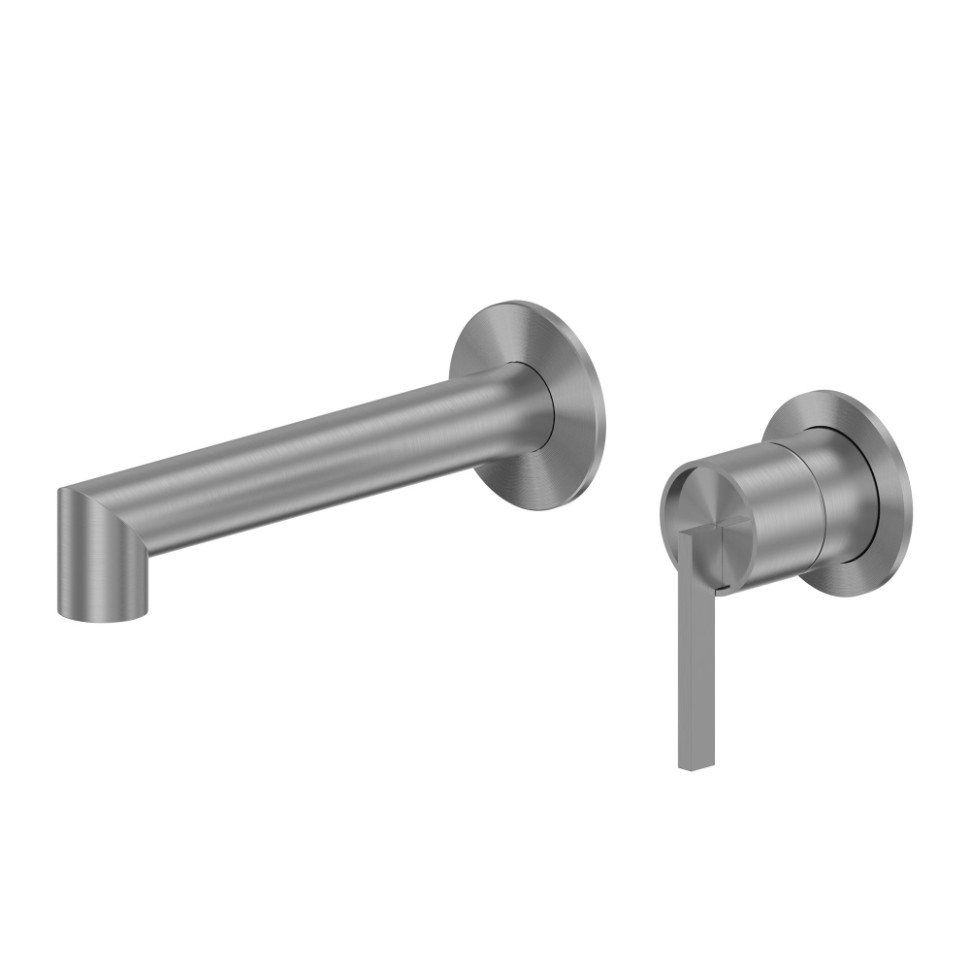 Смеситель ABBER Perfekte 316 AF8A12BGG скрытый монтаж для раковины, брашированная оружейная сталь