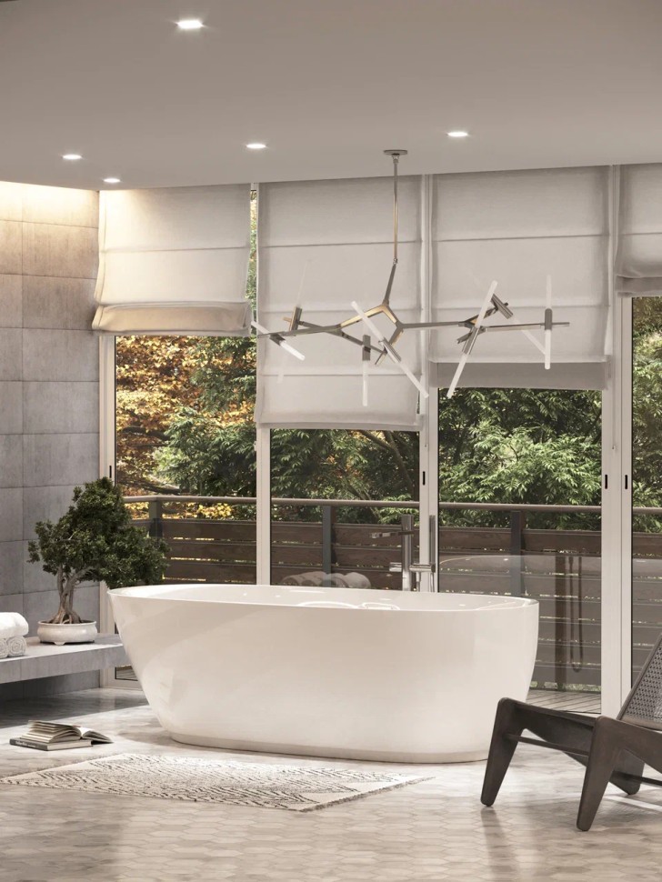 Ванна SANCOS Single акриловая отдельностоящая