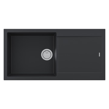 Мойка EXTENSIO 99, ACRYSTONE, PM989950-AN, ANTRACITE, 990х500 мм, Paulmark