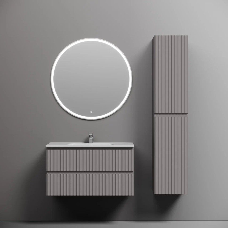 Тумба подвесная SANCOS Snob T 890х445х500, c двумя ящиками оснащенными доводчиками, Doha Soft, арт.SNT90SM