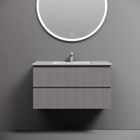 Тумба подвесная SANCOS Snob T 890х445х500, c двумя ящиками оснащенными доводчиками, Doha Soft, арт.SNT90SM