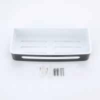 Полка для ванной комнаты 290*115*55мм Raglo графит