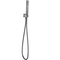 AQM8712GM Savona комплект: выход из стены, лейка латунь, шланг 1500мм, металл