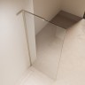 Душевая перегородка Волк-Ин (Walk-In) VLSW-1H800CLBN, 800*2000, брашированный никель, стекло прозрачное