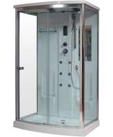 Timo Lux T-7715 душевая кабина 120*90*225, турецкая баня хамам, стульчик прозрачный
