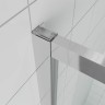 Душевой угол Veconi Ottimo P20SP CH, 1100х900х1900 хром, стекло матовое