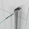 Душевой угол Veconi Ottimo P20SP CH, 1100х900х1900 хром, стекло матовое
