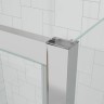 Душевой угол Veconi Ottimo P20SP CH, 1100х900х1900 хром, стекло матовое