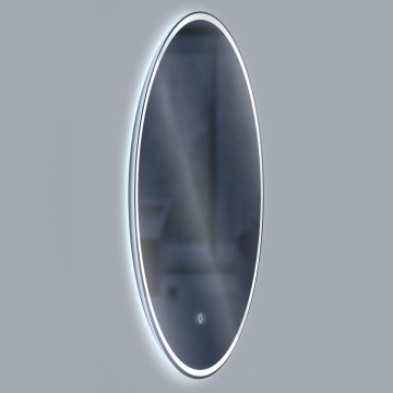 Зеркало LED VLM-3DE700 700x700 c сенсорным выключателем и диммером