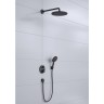 Душевая система Hansgrohe Croma с термостатом 8 в 1 (27961670) Черный хром матовый
