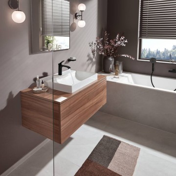 Смеситель для раковин Hansgrohe Vivenis черный (75020670)