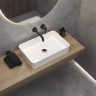 Раковина BERGES Ego SL накладная, 55x38 см, без отверстия под смеситель