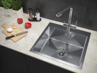 Мойка нерж. сталь AISI304 VELTEN 51, PM905151-BS, брашированная нерж. сталь, 510х510мм, Starke-Paulmark