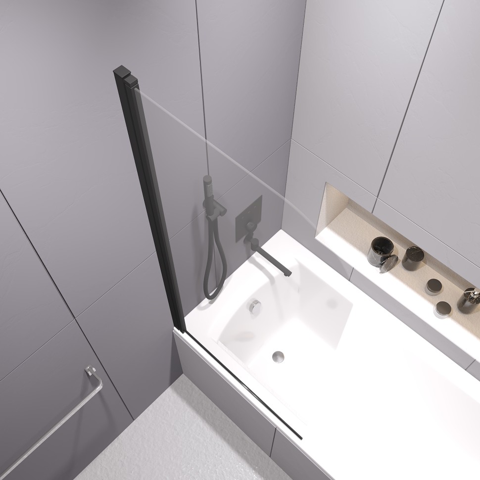 Шторка на ванну RGW SC-109B 600