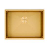 Мойка нерж. сталь NEXT 58 UNI, PM215844-BG, брашированное золото, 580х440мм, Paulmark 1,2мм