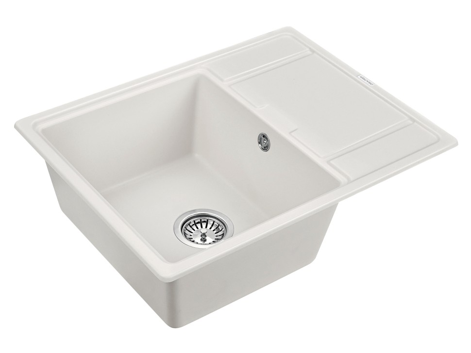Мойка FLUGEN 50-650, IT-GRANIT, PM216550-WH, белый, 650х500 мм, Paulmark