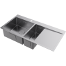 Кухонная мойка Omoikiri Akisame 100-2-L-IN нерж. сталь/нержавеющая сталь