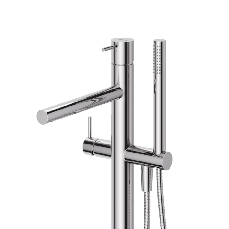 Напольный смеситель для ванны и душа CEZARES LEAF-VDP-L-01