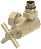 Вентиль 3D правый крест (G 1/2" НР х G 3/4" НГ)