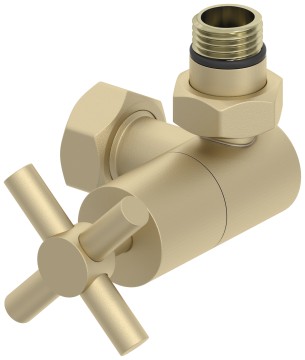Вентиль 3D правый крест (G 1/2" НР х G 3/4" НГ)