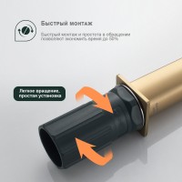 Смеситель Splenka для умывальника S31.10.03 Золотой сатин