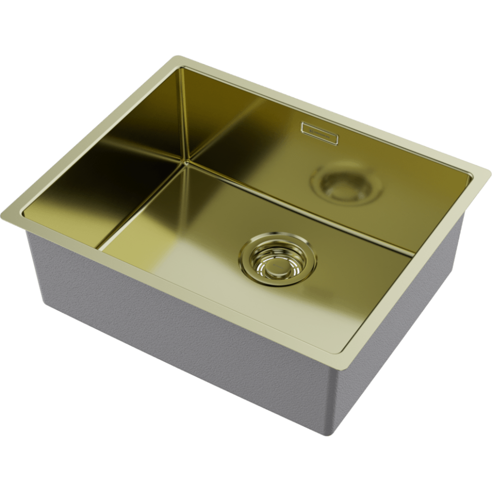 Кухонная мойка Omoikiri Tadzava 54-U/I Ultra-LG нерж. сталь/светлое золото