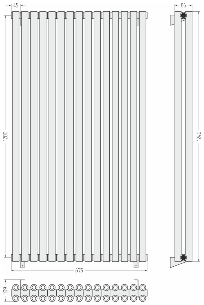 Эстет-00 1200х675 15 секций