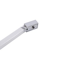 Угловой кронштейн с пристенным профилем и порожком, хром CEZARES LIBERTA-TB/WL/SW-Cr