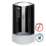 Душевая кабина Niagara Classic NG-2507-14BK (80х80х200) высокий поддон(40см),стекло тонированное,4 места