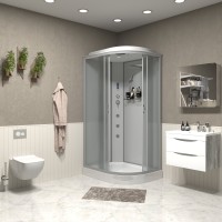 Душевая кабина Niagara Classic NG-3312-14LF (120х80х215) низкий поддон(13см),стекло матовое,3 места