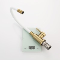 Смеситель Splenka для кухни с гибким изливом S201.4408.03 Золотой сатин