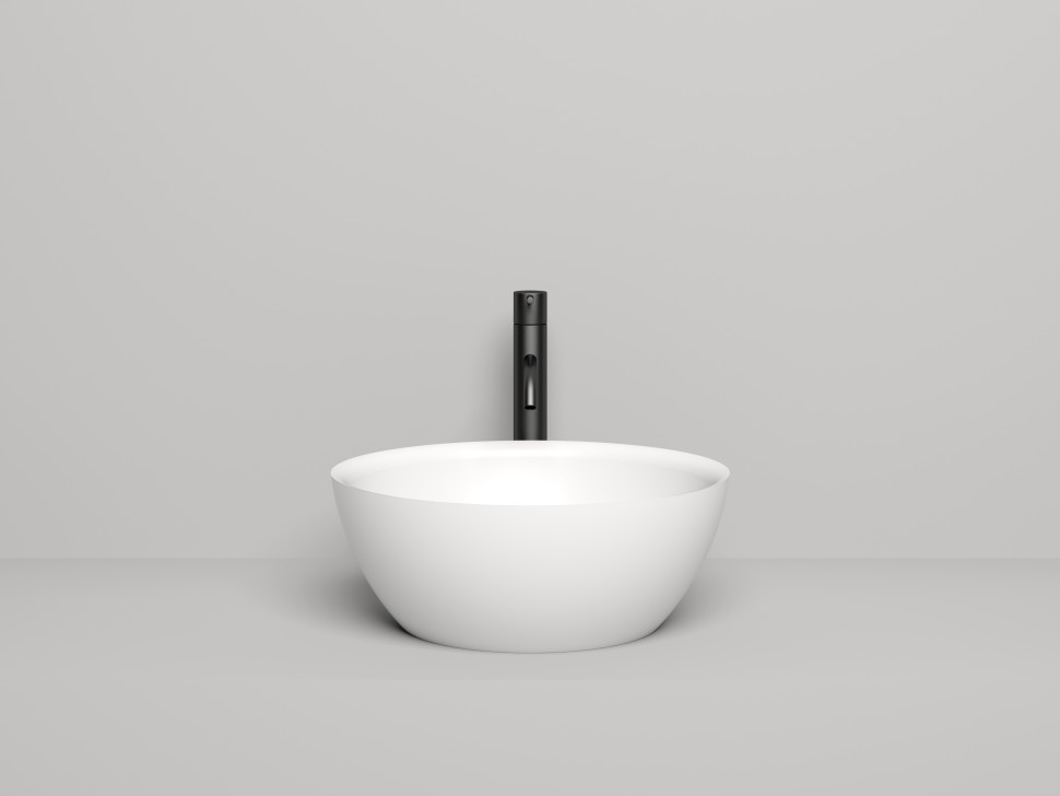 Раковина накладная ALDA 02  покраска по RAL полностью 425х425х155 S-Sense Глянцевое