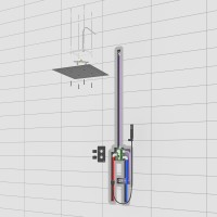 Душевая система встроенная с термостатом Timo Petruma SX-5029/00SM хром