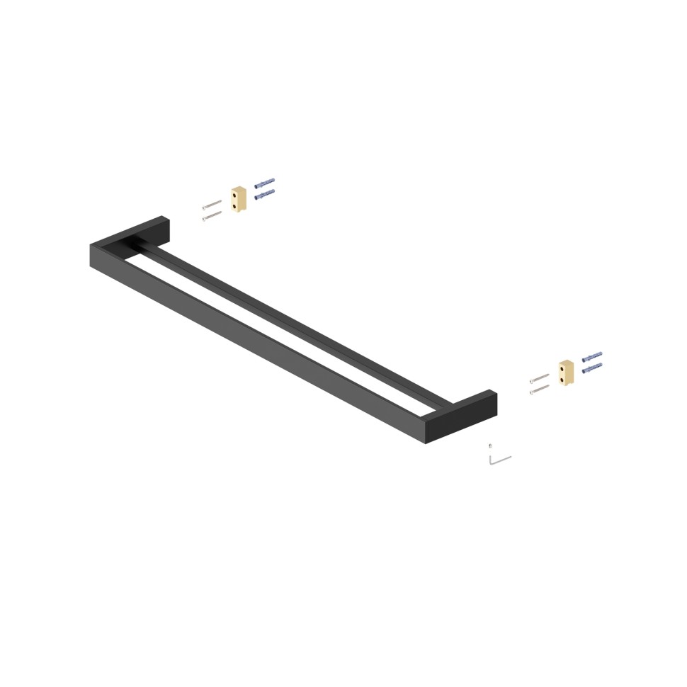 Полотенцедержатель двойной Timo Petruma 15256/03 черный