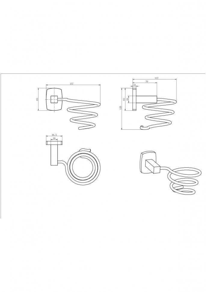 Держатель для фена 12616