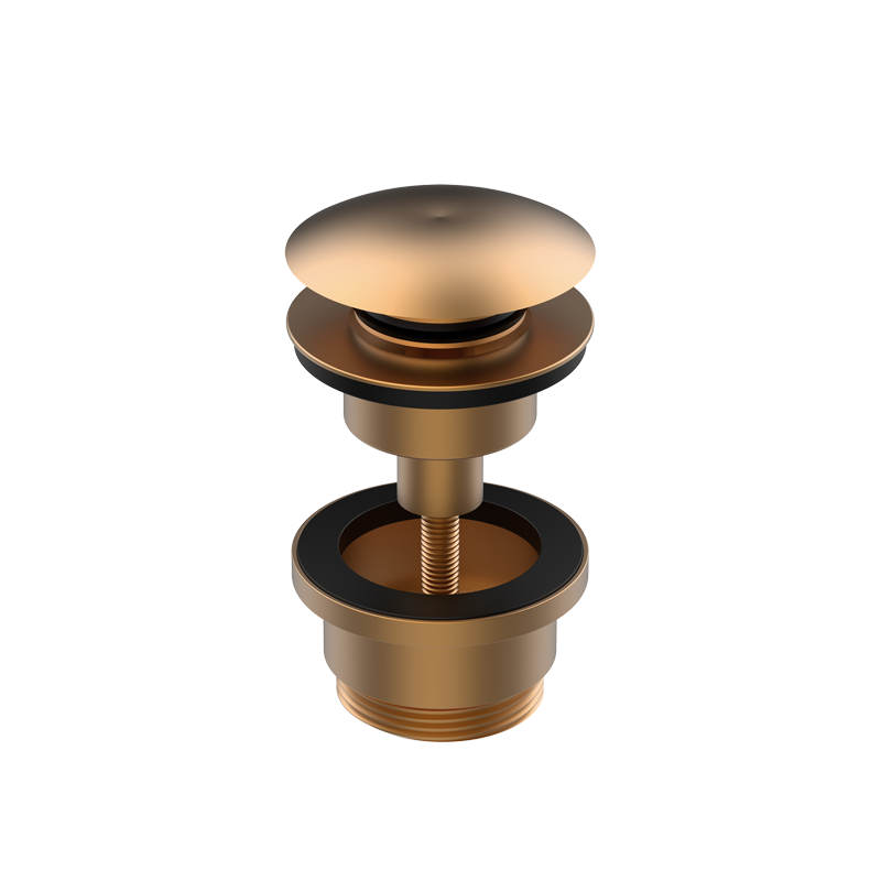 Донный клапан GRB VALVES 05055055 клик-клак, круглый, медь