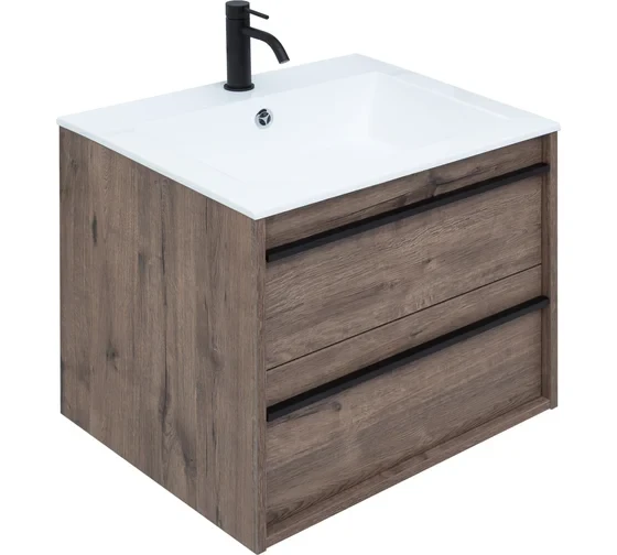 Тумба с раковиной Lino 60 Дуб Веллингтон