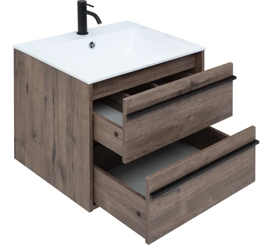 Тумба с раковиной Lino 60 Дуб Веллингтон