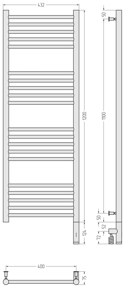 Богема 3.0 прямая 1200х400 МЭМ правый