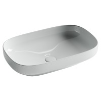 Умывальник чаша накладная прямоугольная Element 600x380x150мм