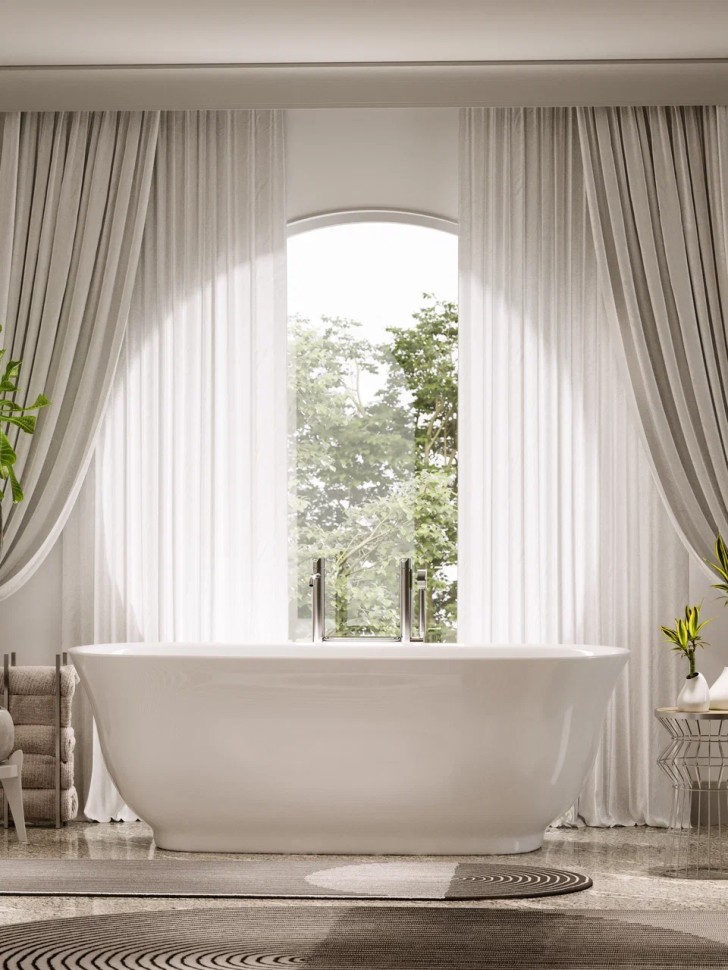 Ванна SANCOS Viva акриловая отдельностоящая