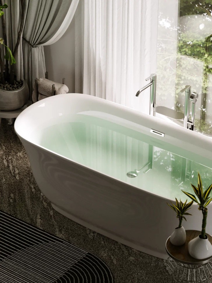 Ванна SANCOS Viva акриловая отдельностоящая