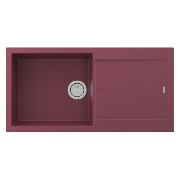 Мойка EXTENSIO 99, ACRYSTONE, PM989950-ME, MERLOT, 990х500 мм, Paulmark
