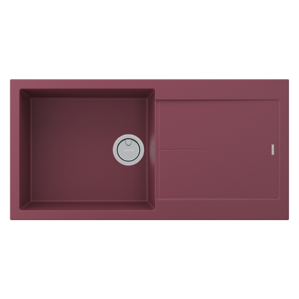 Мойка EXTENSIO 99, ACRYSTONE, PM989950-ME, MERLOT, 990х500 мм, Paulmark