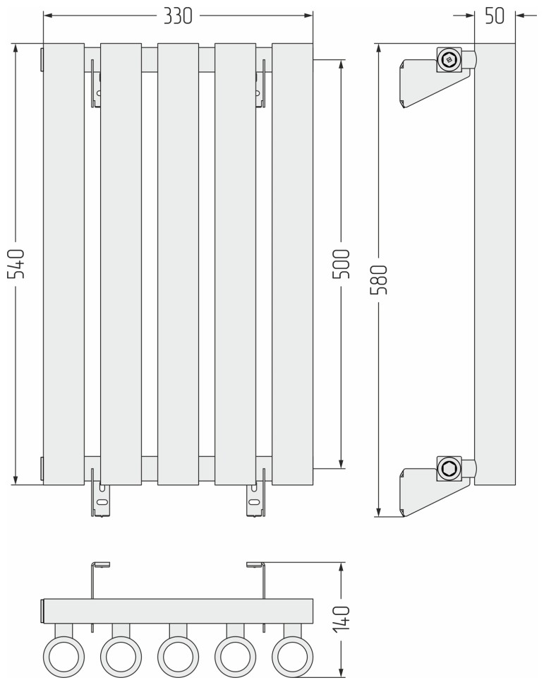 Кумир-0 500х330 5 секций