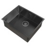 Кухонная мойка ABBER Wasser Kreis AF2196MB черная матовая