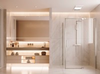 Душевой уголок Экстенза (Extenza) VSR-4EX111290CL, 1100/1200*900, хром, стекло прозрачное