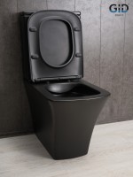Унитаз напольный Gid Tn2184Bm 62252Y черный матовый 62.5x37x83