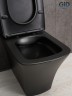 Унитаз напольный Gid Tn2184Bm 62252Y черный матовый 62.5x37x83